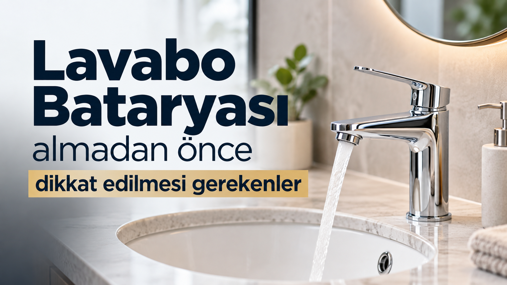 Lavabo Bataryası Almadan Önce Dikkat Etmeniz Gerekenler Nelerdir?