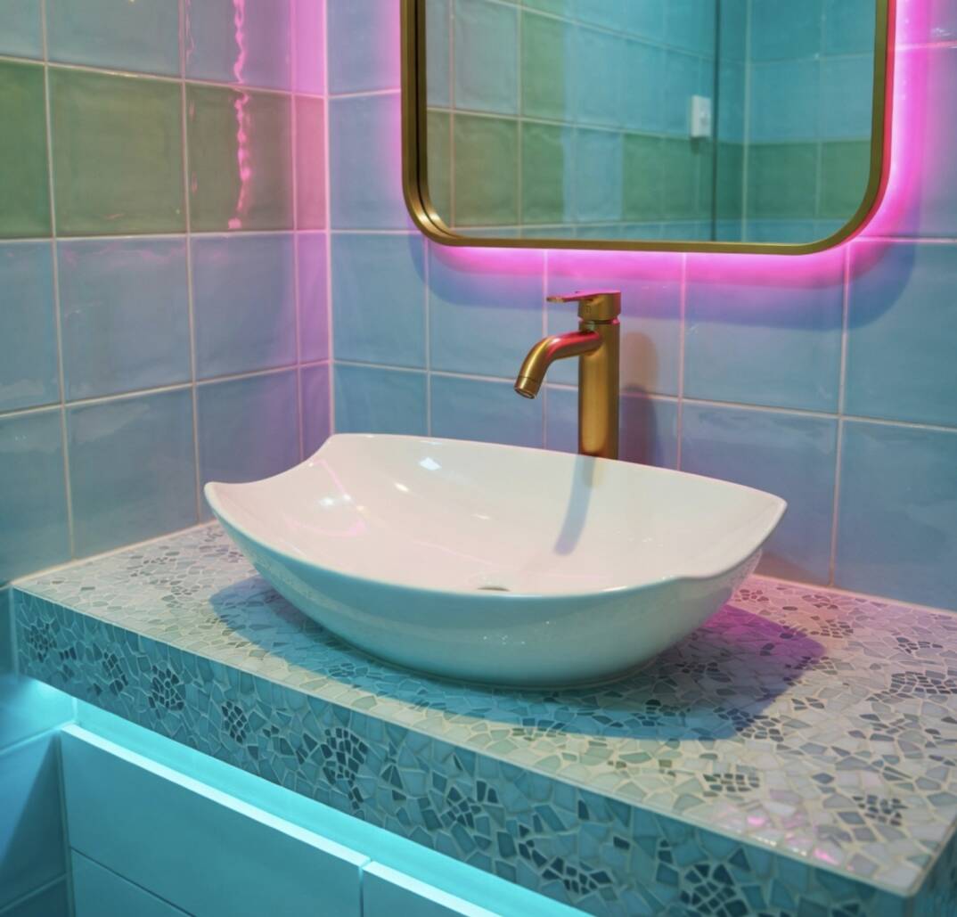 Bien - Harmony 60 cm Kesik Gövde Tezgah Üstü Lavabo - 11LG06001L00010 - 3