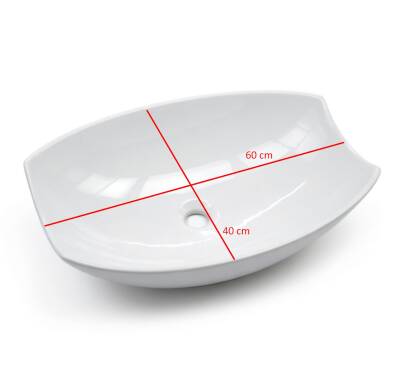 Bien - Harmony 60 cm Kesik Gövde Tezgah Üstü Lavabo - 11LG06001L00010 - 6