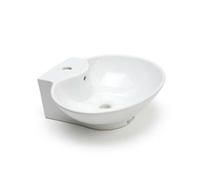 Bien - Harmony Tezgah Üstü Lavabo, Batarya Banklı, Taşma Delikli - TLYNN-802392 - 1