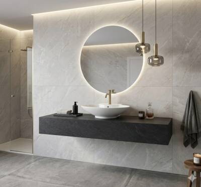 Bien - Harmony Tezgah Üstü Lavabo, Batarya Banklı, Taşma Delikli - TLYNN-802392 - 4