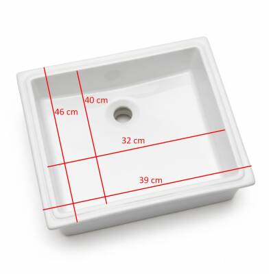 Bien - İnfinitium Tezgah Altı Lavabo 40 cm Beyaz - 90LA040 - 3