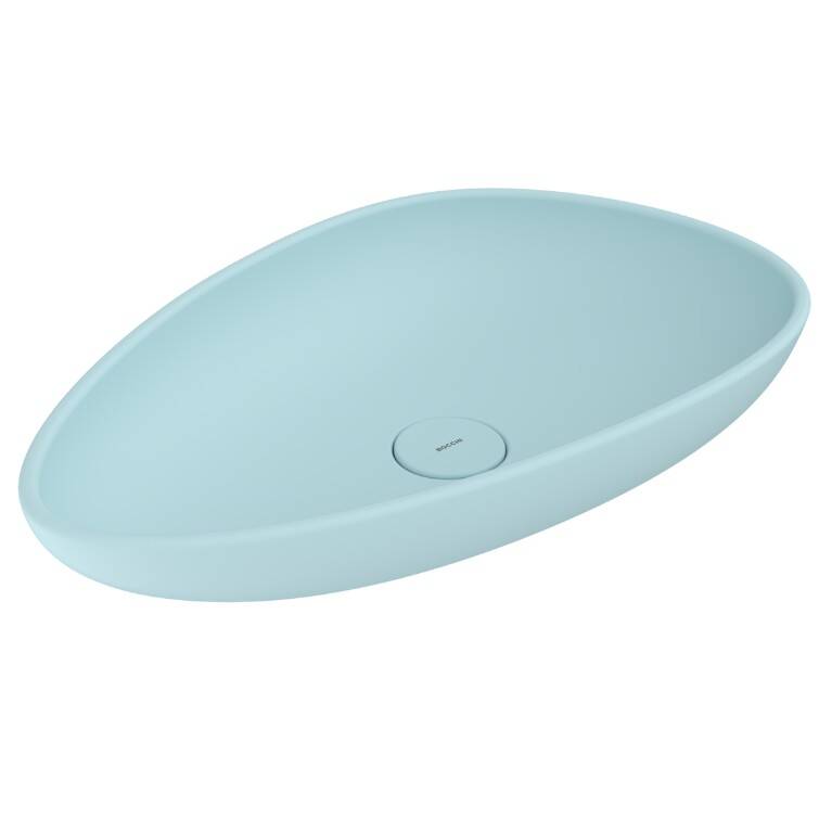 BOCCHI - Etna Çanak Lavabo 58 cm Mat Buz Mavi - OUTLET - 1114-029-0125-TESHIR - 1