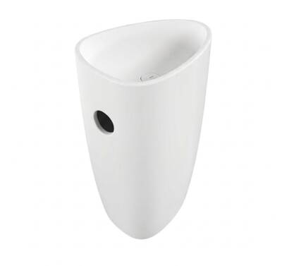 Bocchi - Etna Yerden Monoblok Lavabo Duvardan Gider Delikli Parlak Beyaz - 1075-A01-0125 - 1