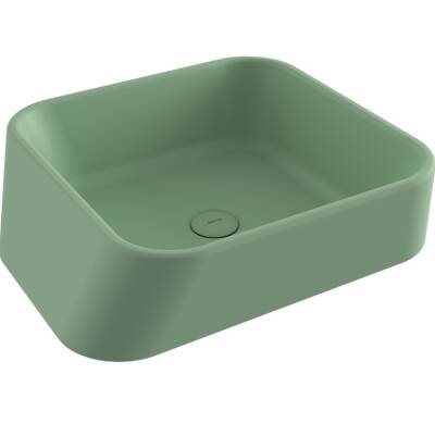 BOCCHI - Firenze Çanak Lavabo Mat Mint Yeşili - OUTLET - 1005-033-0125-TESHIR
