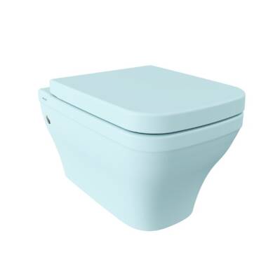 BOCCHI - Firenze Rimless Asma Klozet Mat Buz Mavi Kapak Dahil OUTLET - 1304-029-0128TK-TESHIR