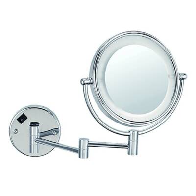BOCCHI - LED Işıklı Çift Kollu Çift Yönlü Büyüteçli Ayna 3X - OUTLET - 3056-0006-TESHIR