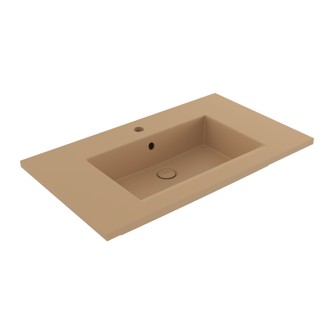 Bocchi Milano Etajerli Lavabo 80 cm Mat Kaşmir - 1113-011-0126 - 1
