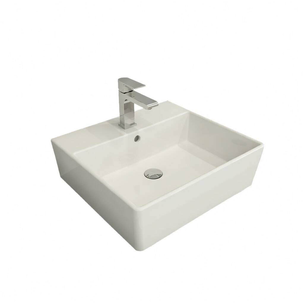 Bocchi Milano Lavabo 50 cm Parlak Beyaz - 1216-001-0126 - 1