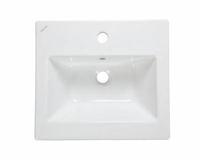 Bocchi Mobilya Üstü Lavabo Parlak Beyaz 45x41 cm - 1324-001-0126 - 3