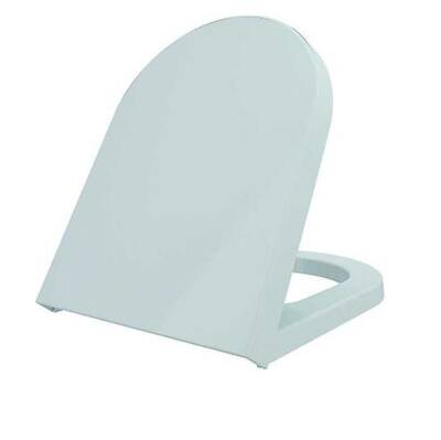 Bocchi - Pure S Amortisörlü Duroplast Klozet Kapağı Mat Buz Mavisi - A0301-029