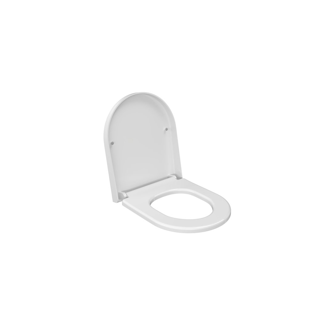 Bocchi Pure S Klozet Kapağı Parlak Beyaz -A0302-001-TESHIR - 1