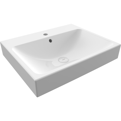 Bocchi Scala Arch Tezgah Üstü 60 cm Lavabo Parlak Beyaz - 1077-001-0126 - 1