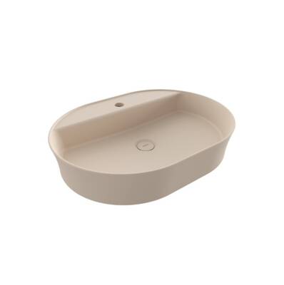 BOCCHI - Slim Line Oval Batarya Banklı Lavabo 60 x 45 cm Yasmin - OUTLET - 1600-007-0126-TESHIR