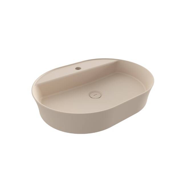 BOCCHI - Slim Line Oval Batarya Banklı Lavabo 60 x 45 cm Yasmin - OUTLET - 1600-007-0126-TESHIR - 1