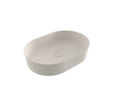 Bocchi Slim Line Oval Lavabo 55 cm Parlak Bisküvi - 1521-014-0125 - 1