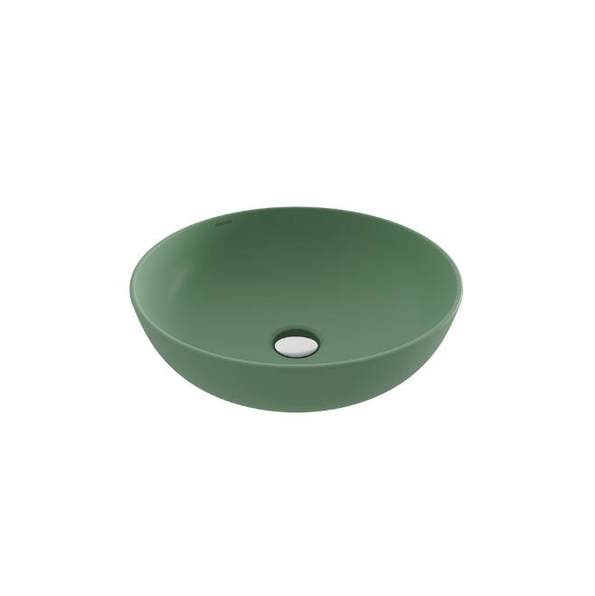 BOCCHI - Slim Line Yuvarlak Lavabo 38 cm Mint Yeşil - OUTLET - 1494-033-0125-TESHIR - 1