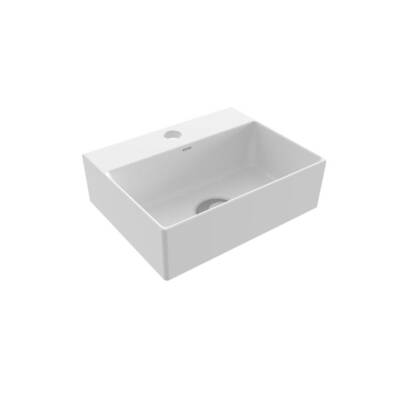 Bocchi Sottile Slim Line Dikdörtgen Batarya Banklı Lavabo Beyaz - 1470-001-0126 - 2