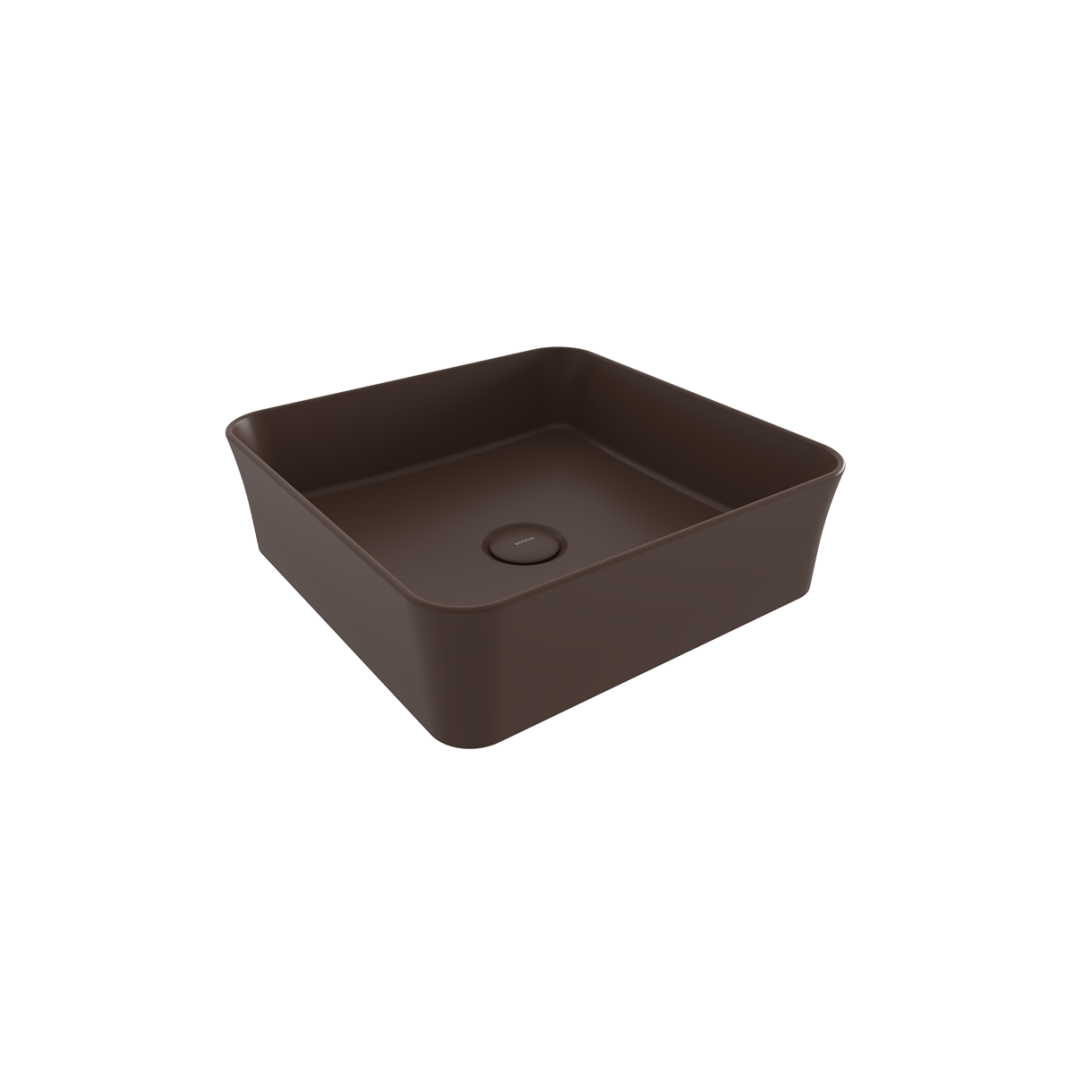 Bocchi Sottile Slim Line Tezgah Üstü Lavabo 38 cm Mat Kahve - 1477-025-0125 - 1