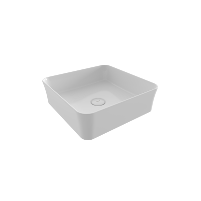 Bocchi Sottile Slim Line Tezgah Üstü Lavabo 38 cm Parlak Beyaz - 1477-001-0125 - 1