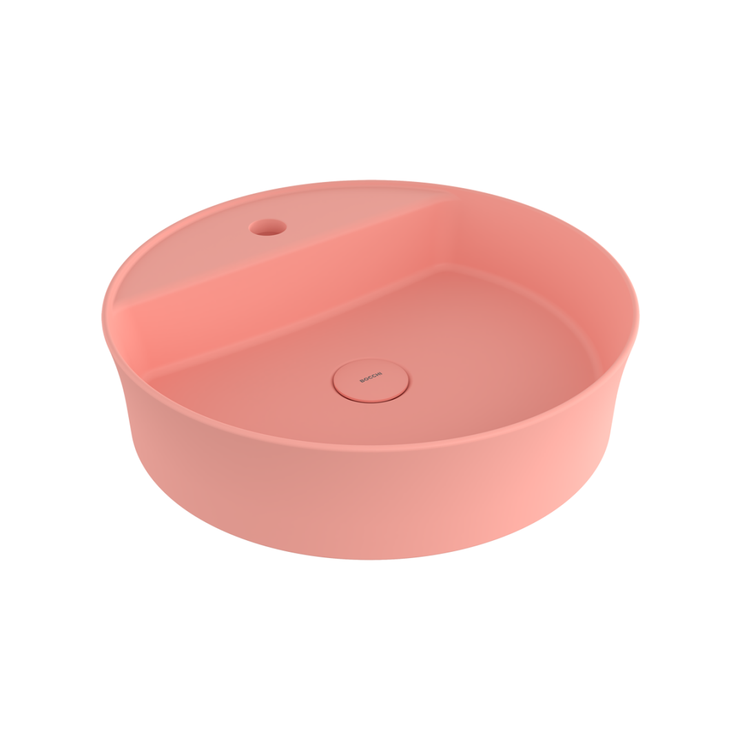 Bocchi Sottile Slim Line Tezgah Üstü Lavabo 45 cm Mat Somon - 1599-032-0126 - 1