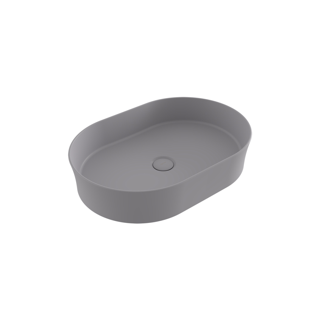 Bocchi Sottile Slim Line Tezgah Üstü Lavabo 55 cm Mat Gri - 1521-006-0125 - 1