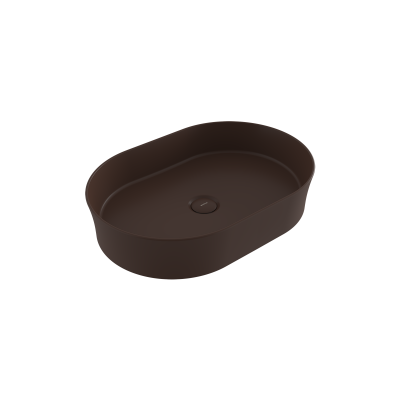 Bocchi Sottile Slim Line Tezgah Üstü Lavabo 55 cm Mat Kahve - 1521-025-0125 - 1