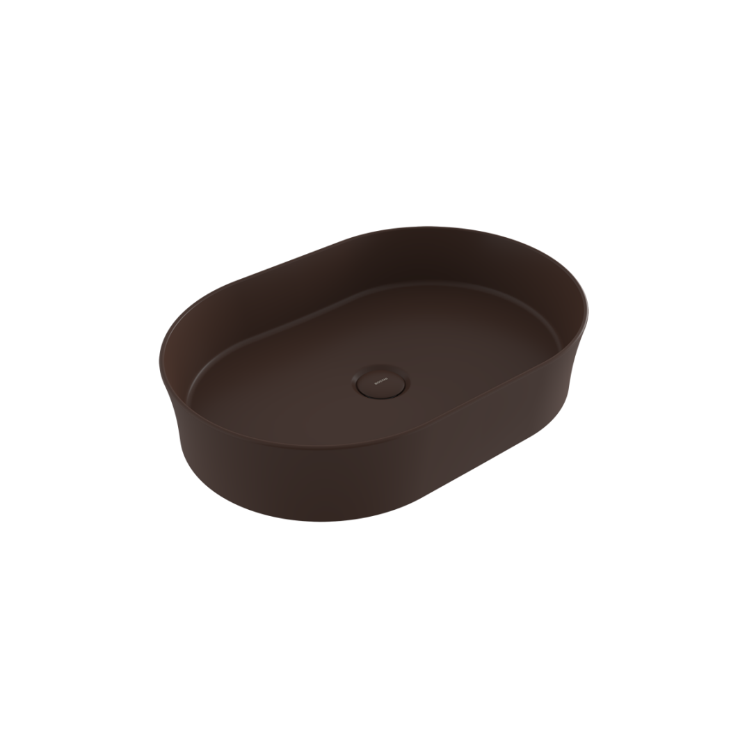 Bocchi Sottile Slim Line Tezgah Üstü Lavabo 55 cm Mat Kahve - 1521-025-0125 - 1