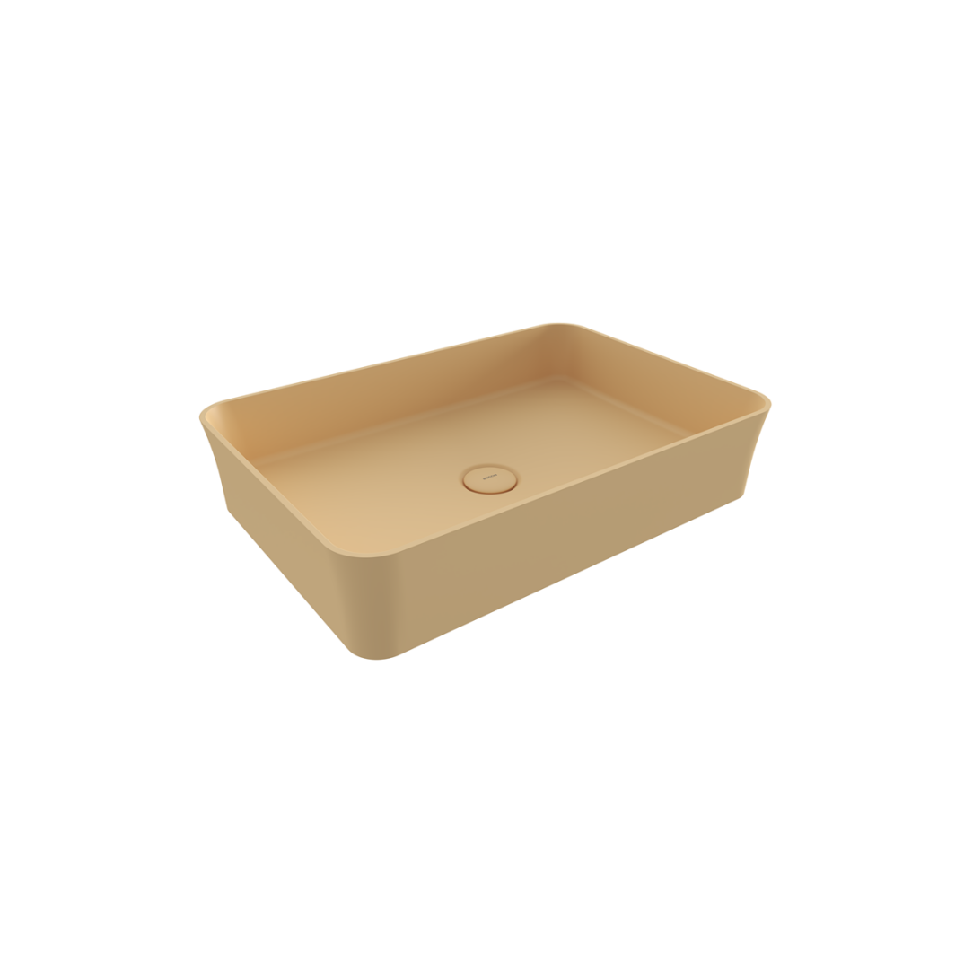 Bocchi Sottile Slim Line Tezgah Üstü Lavabo 55 cm Mat Kaşmir - 1476-011-0125 - 1