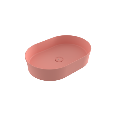 Bocchi Sottile Slim Line Tezgah Üstü Lavabo 55 cm Mat Somon - 1521-032-0125 - 1
