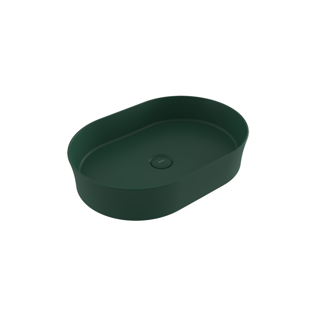 Bocchi Sottile Slim Line Tezgah Üstü Lavabo 55 cm Mat Yeşil - 1521-027-0125 - 1