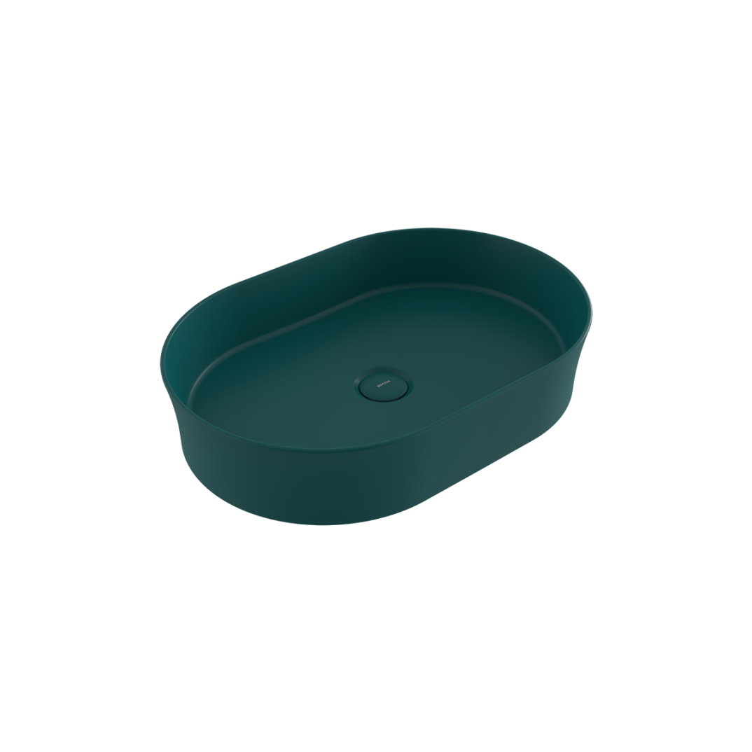 Bocchi Sottile Slim Line Tezgah Üstü Lavabo 55 cm Petrol Mavisi - 1521-071-0125 - 1