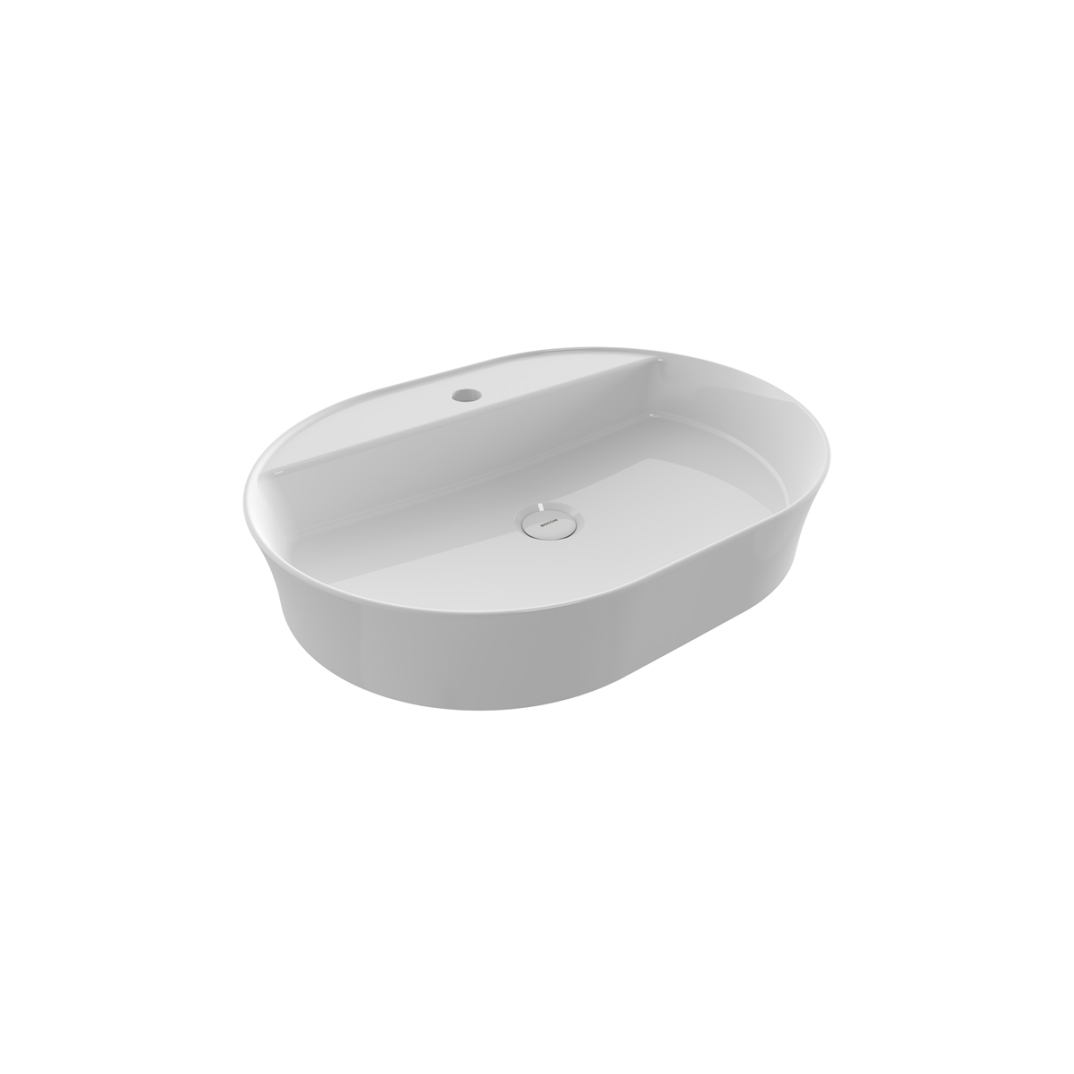Bocchi Sottile Slim Line Tezgah Üstü Lavabo 60 cm Beyaz - 1600-001-0126 - 1