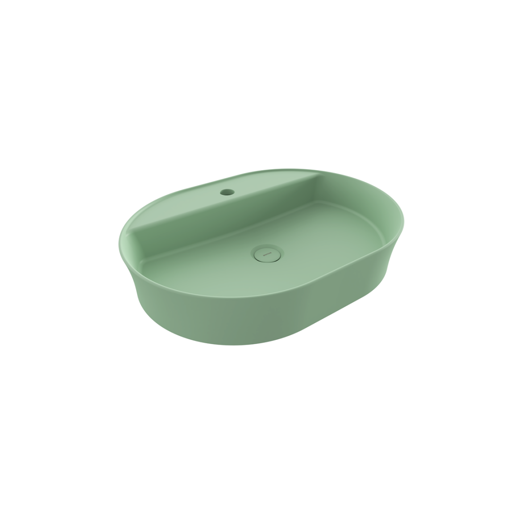 Bocchi Sottile Slim Line Tezgah Üstü Lavabo 60 cm Mint Yeşil - 1600-033-0126 - 1