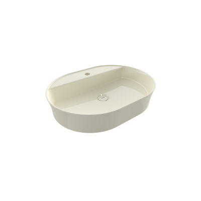 Bocchi Sottile Slim Line Tezgah Üstü Lavabo 60 cm Parlak Bisküvi - 1600-014-0126 - 1