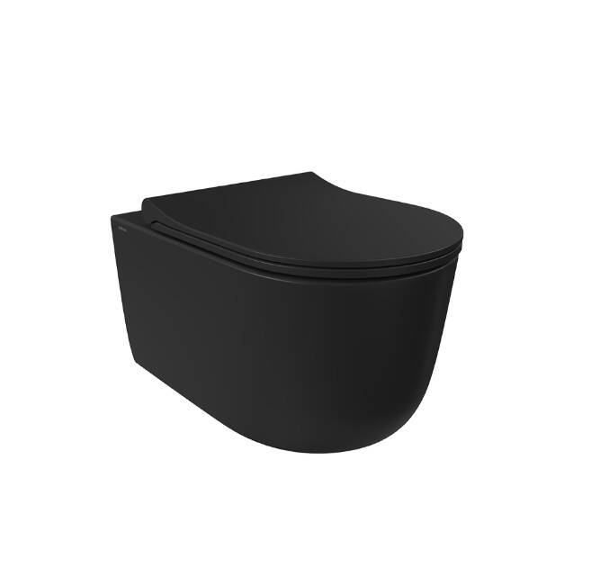 BOCCHI - Speciale Jet Flush Asma Klozet Parlak Siyah Kapak Dahil Set - OUTLET - 1171-005-0128TK-TESHIR - 1