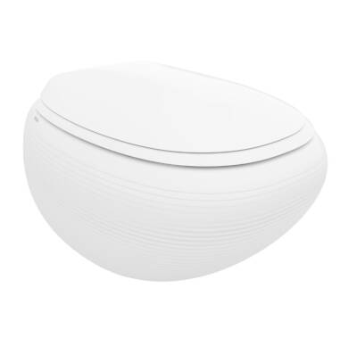 Bocchi - Strata Asma Klozet Parlak Beyaz Kapak Dahil OUTLET- 1412-001-0128TK-TESHIR - 1