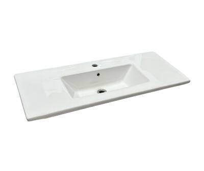 Bocchi - Tezgah Üstü Lavabo 41*100 Parlak Beyaz - 1329-001-0126 - 1