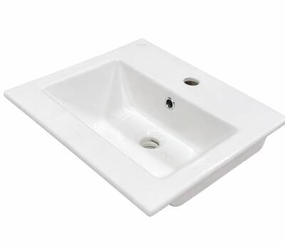 Bocchi - Tezgah Üstü Lavabo 41*60 cm Parlak Beyaz - 1325-001-0126 - 2