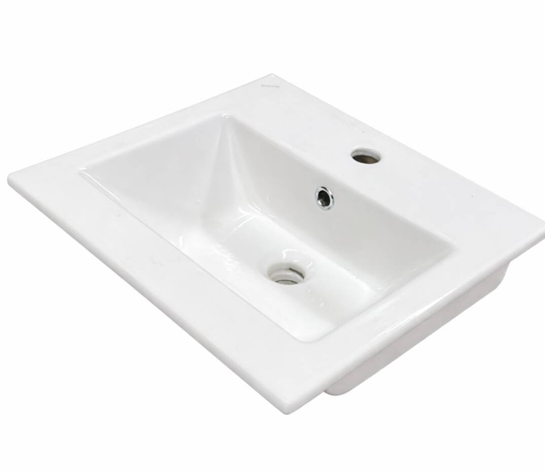 Bocchi - Tezgah Üstü Lavabo 41*60 cm Parlak Beyaz - 1325-001-0126 - 2