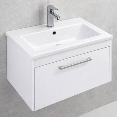 Bocchi - Tezgah Üstü Lavabo 41*60 cm Parlak Beyaz - 1325-001-0126 - 4
