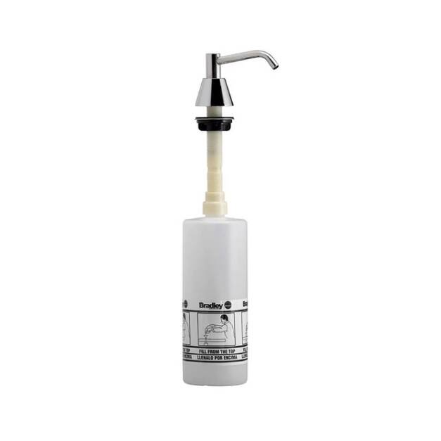 BOCCHI -Tezgaha Montajlı 1 Litre Krom Sıvı Sabunluk OUTLET - 6324-680000-TESHIR - 1
