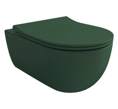 Bocchi - V-Tondo Rimless Asma Klozet Mat Yeşil - 1416-027-0128 - 1
