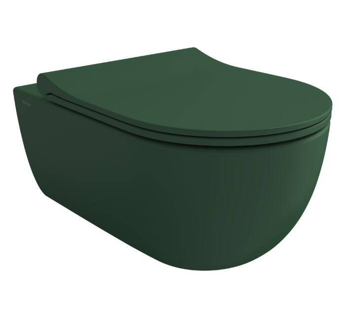 Bocchi - V-Tondo Rimless Asma Klozet Mat Yeşil - 1416-027-0128 - 1