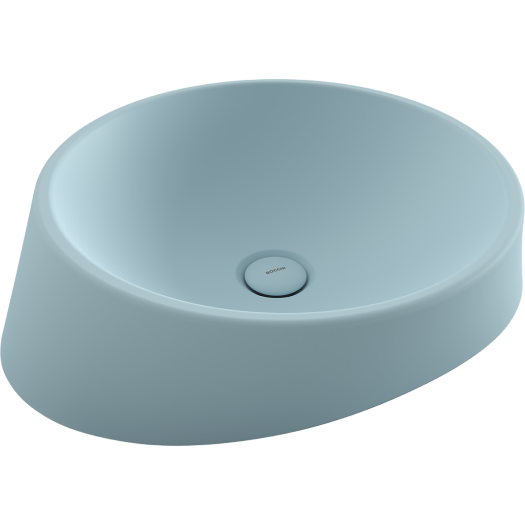 Bocchi Venezia Çanak Lavabo Mat Buzmavi 56 cm - 1010-029-0125 - 1