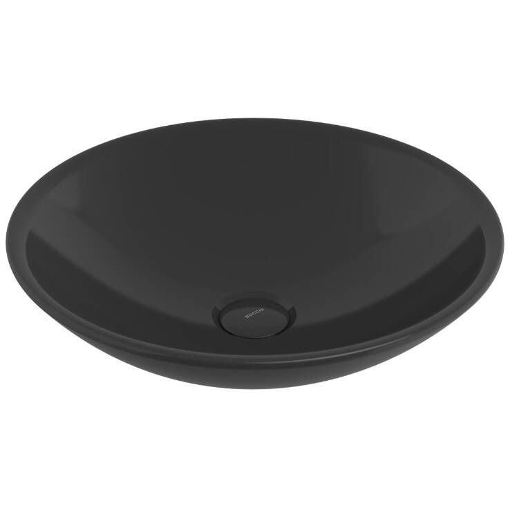 BOCCHI - Venezia / Lucca Çanak Lavabo 40 cm Parlak Siyah - OUTLET - 1120-005-0125-TESHIR - 1