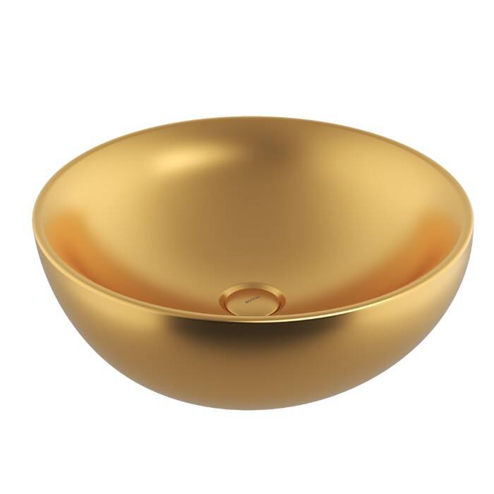BOCCHI - Venezia (Roma) Çanak Lavabo Mat Altın - OUTLET - 1119-403-0125-TESHIR - 1