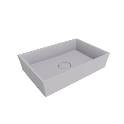 BOCCHI - Vessel Dikdörtgen Lavabo 56 x 38 cm Mat Gri - OUTLET - 1172-006-0125-TESHIR