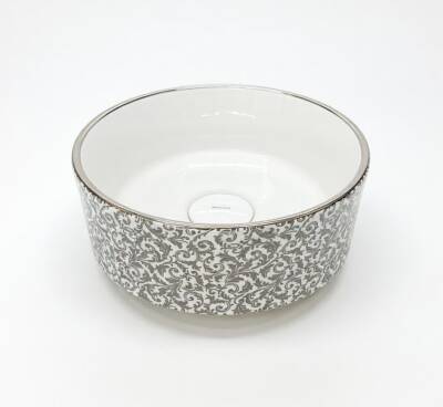 Bocchi Vessel Luna Çanak Lavabo Gümüş Desenli - 1174-413-0125 - 1