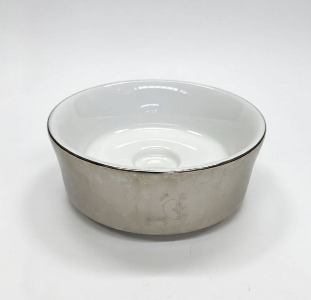 Bocchi Vessel Luna Gümüş Desenli Lavabo 38 cm - 1174-411-0125 - 1